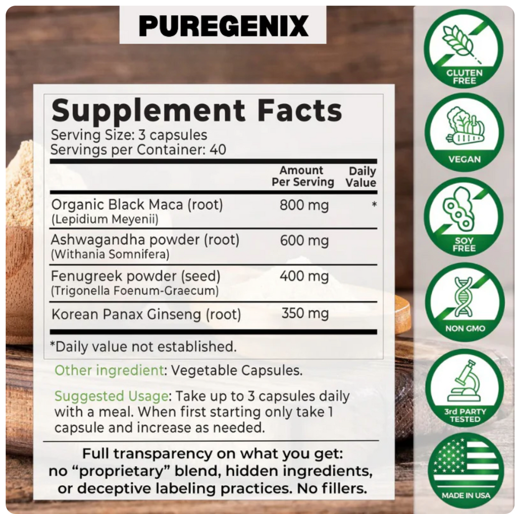 4-in-1 Black Maca+ Blend