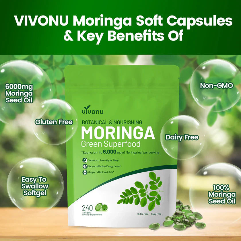 Moringa Capsules | Pure Moringa Leaf Extracts